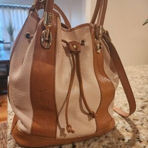 VALENCIA* GENUINE LEATHER BUCKET BAG *